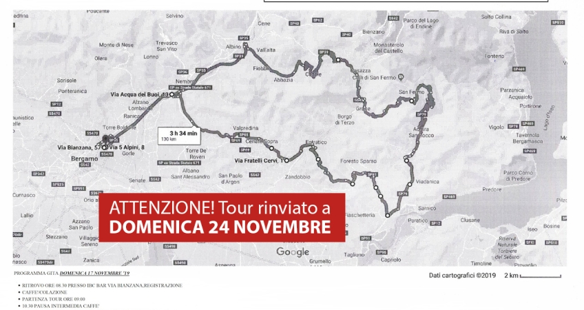 Giro d’Autunno ” 3 VALLI TOUR 2019″